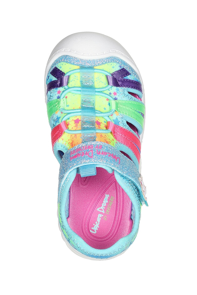 Skechers Сандали Unicorn Dreams с цветен блок - Pepit.bg