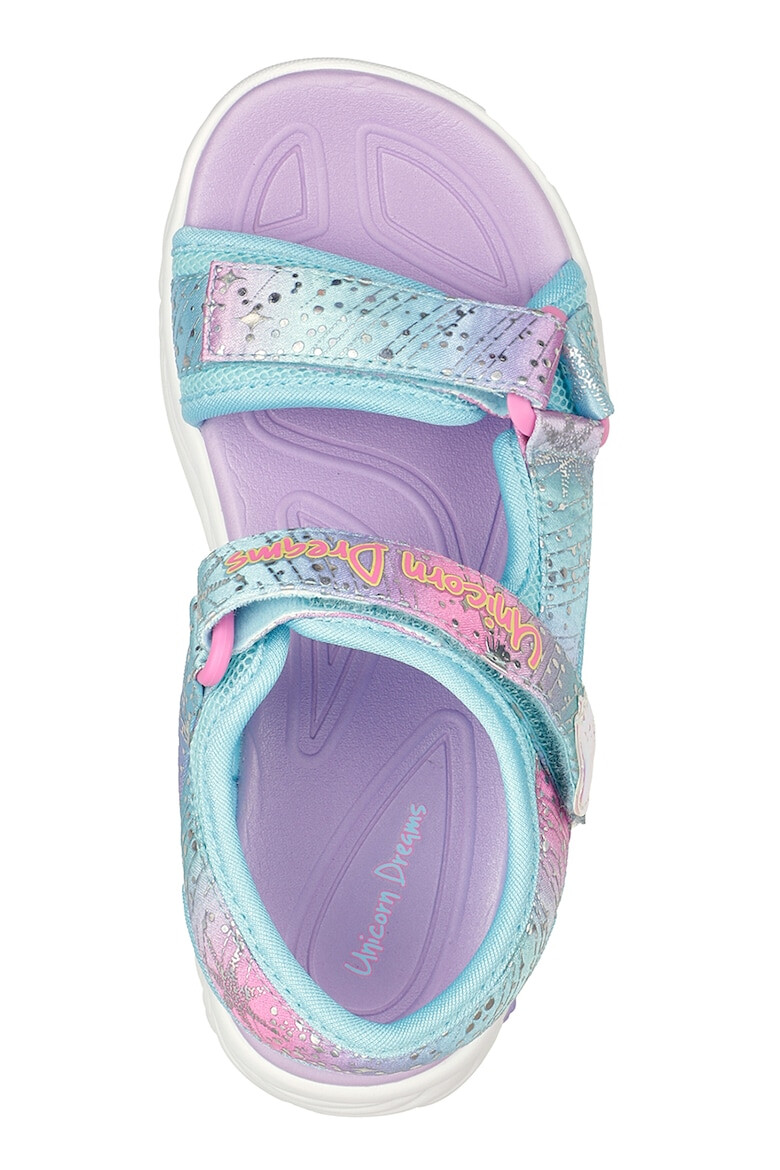 Skechers Сандали Unicorn Dreams с велкро и цветен блок - Pepit.bg