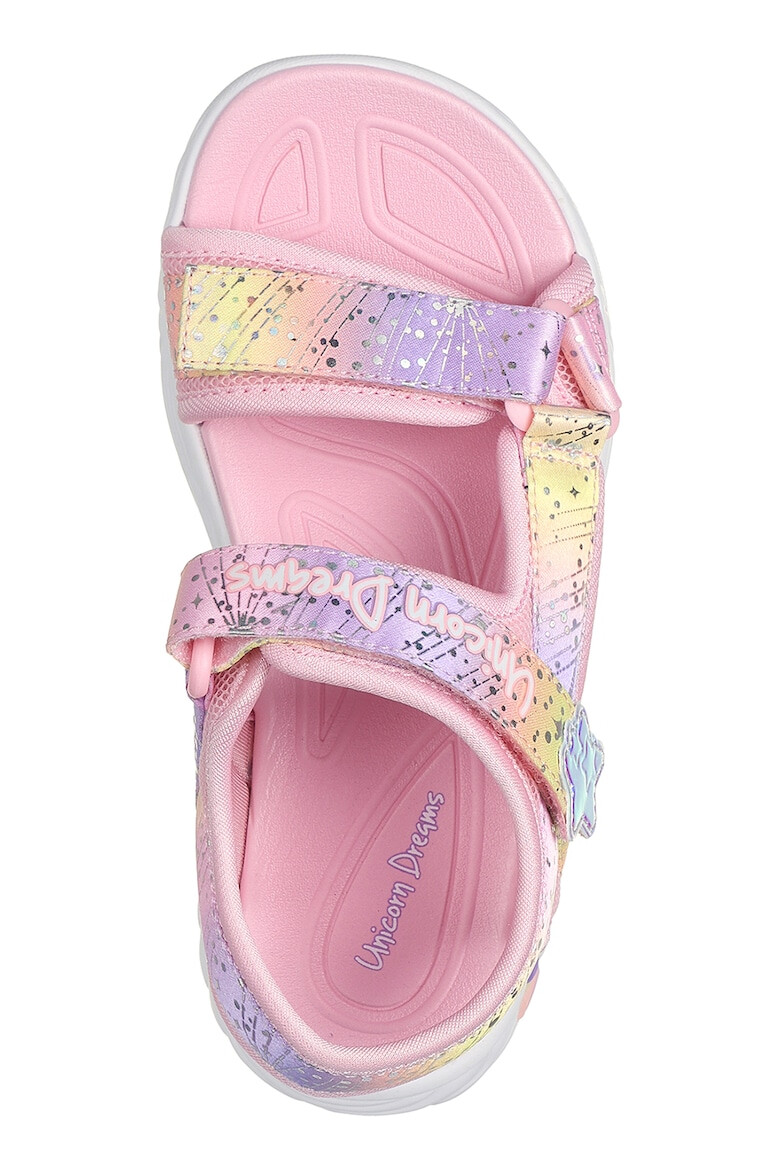 Skechers Сандали Unicorn Dreams с велкро и цветен блок - Pepit.bg