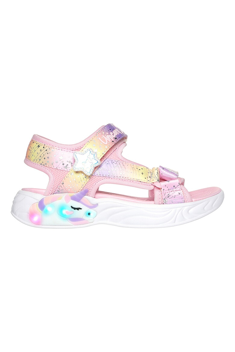 Skechers Сандали Unicorn Dreams с велкро и цветен блок - Pepit.bg