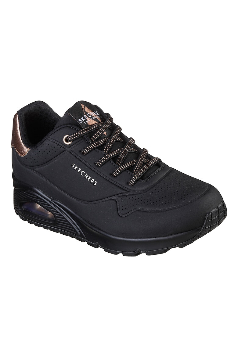 Skechers Скосени спортни обувки Uno Shimmer Away от еко кожа - Pepit.bg