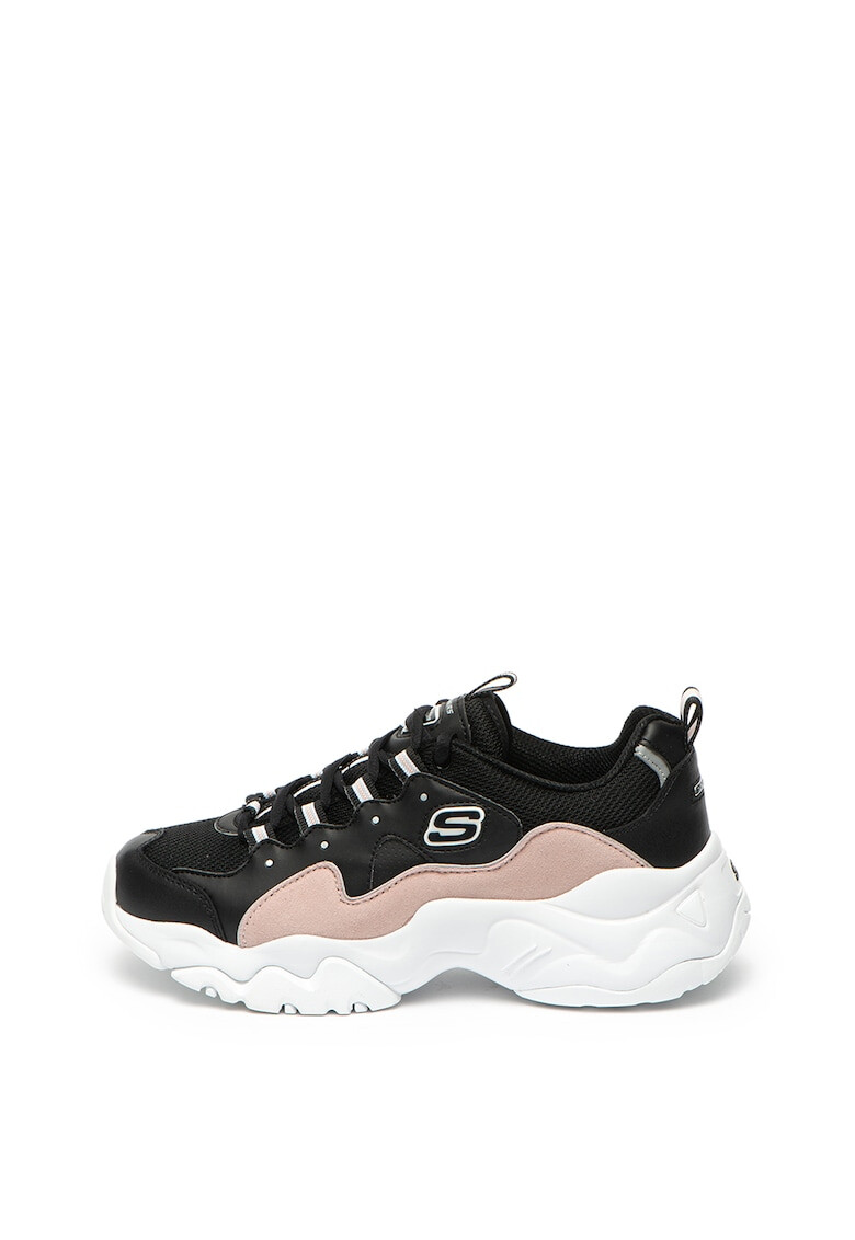 Skechers Спортни обувки D-Lites 3.0 от кожа и текстил - Pepit.bg