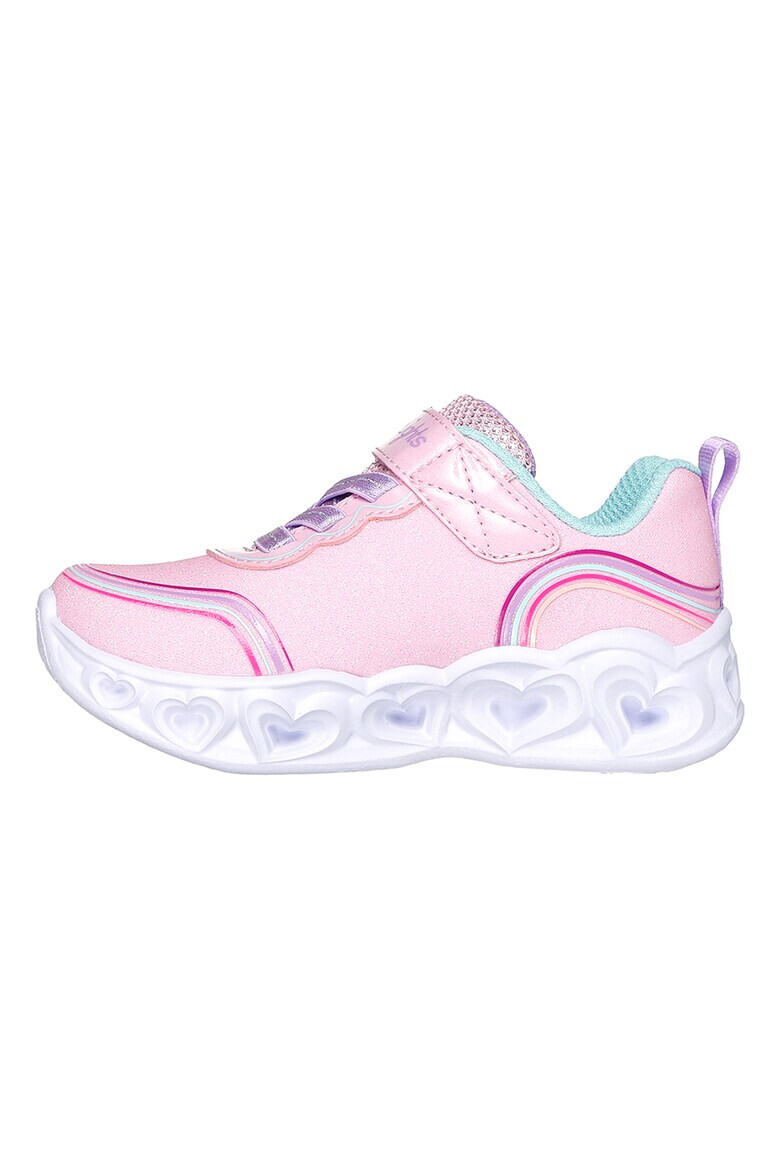 Skechers Спортни обувки Heart Lights - Retro Hearts с велкро блясък и LED - Pepit.bg