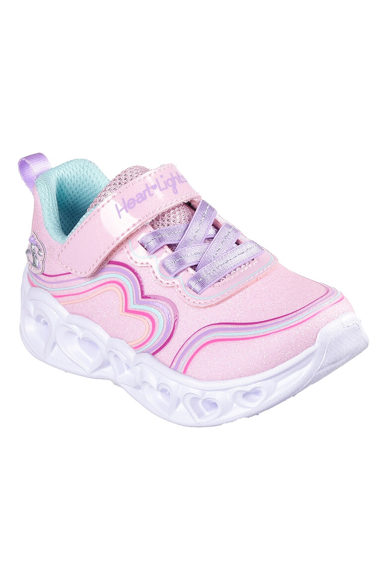 Skechers Спортни обувки Heart Lights - Retro Hearts с велкро блясък и LED - Pepit.bg