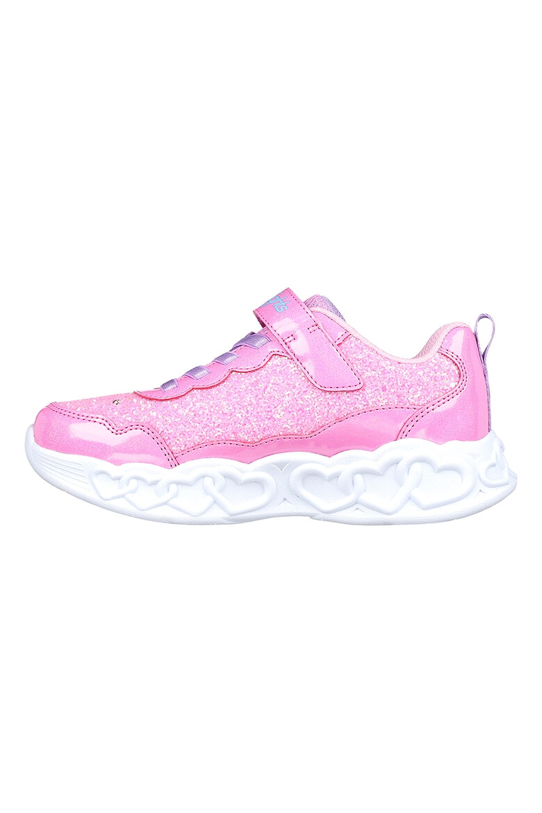 Skechers Спортни обувки Infinite Heart Light с велкро и LED светлини - Pepit.bg