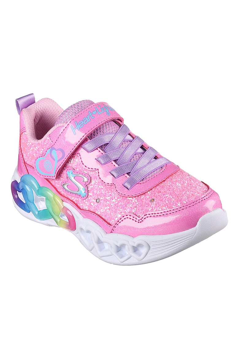 Skechers Спортни обувки Infinite Heart Light с велкро и LED светлини - Pepit.bg