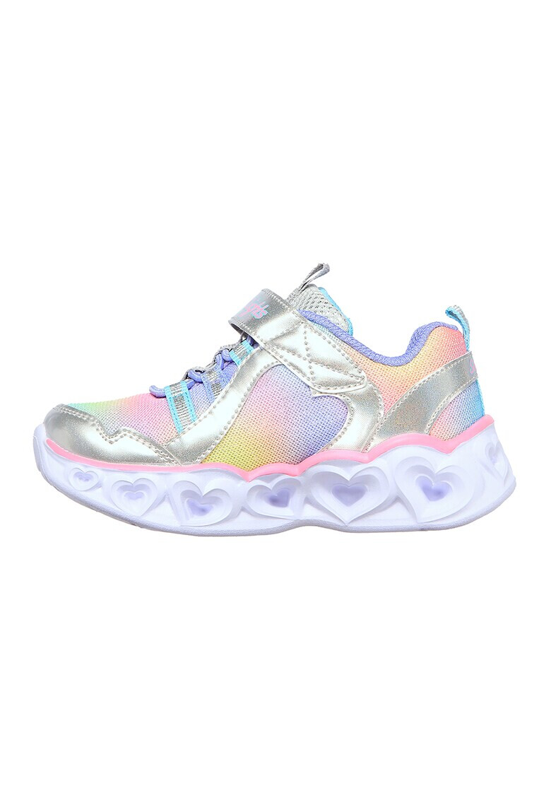 Skechers Детски обувки Светлинна система Heart Lights Rainbow Lux - 26 EU - Розов - Pepit.bg