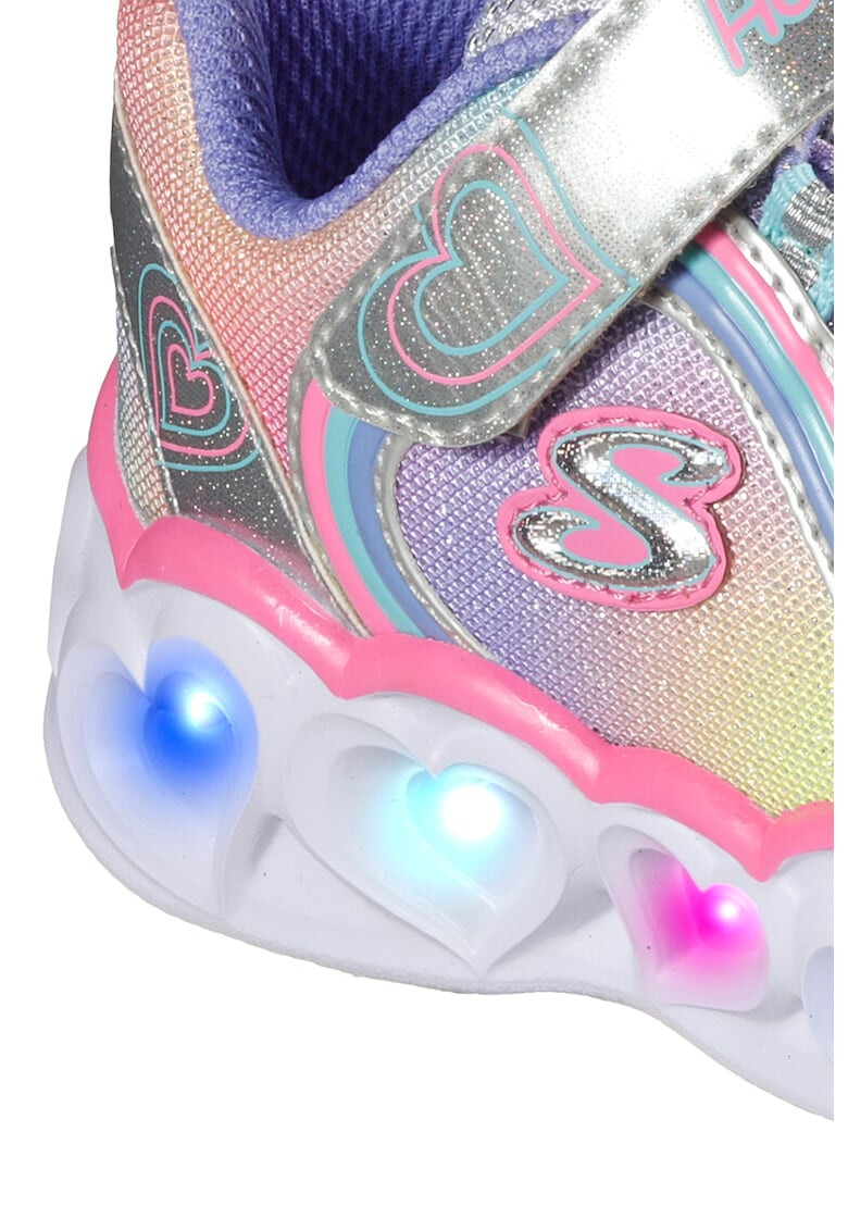 Skechers Детски обувки Светлинна система Heart Lights Rainbow Lux - 26 EU - Розов - Pepit.bg