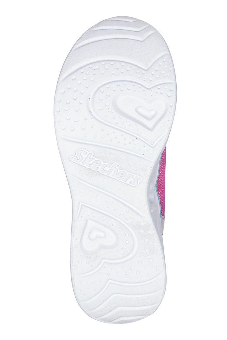 Skechers Детски обувки Светлинна система Heart Lights Rainbow Lux 26 EU Розов - Pepit.bg