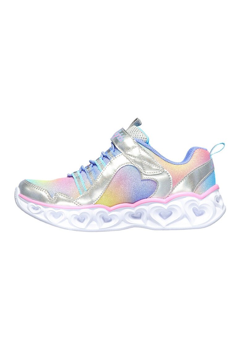 Skechers Детски обувки Светлинна система Heart Lights Rainbow Lux - 26 EU - Розов - Pepit.bg