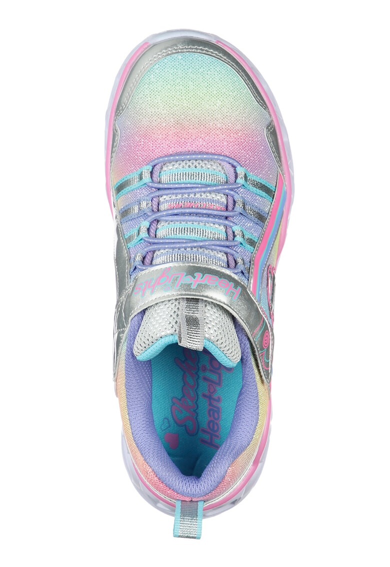 Skechers Детски обувки Светлинна система Heart Lights Rainbow Lux - 26 EU - Розов - Pepit.bg