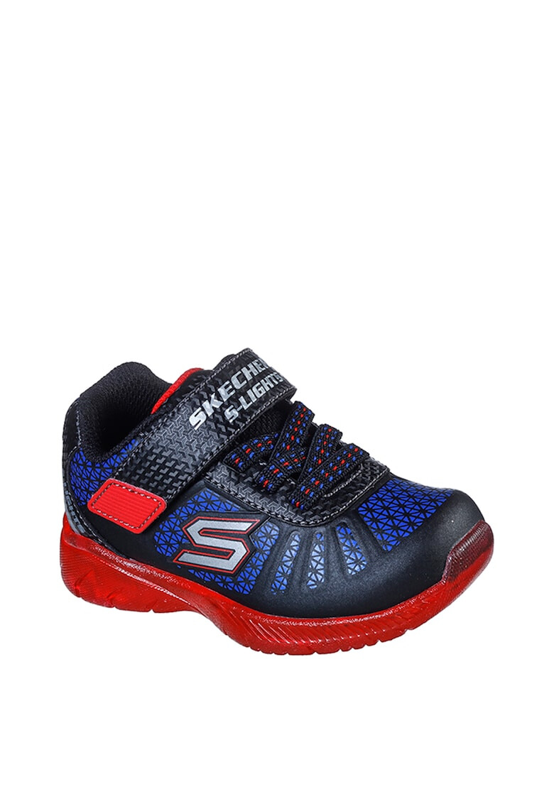 Skechers Спортни обувки S Lights: Ilumi-Brights Tuff Track с велкро - Pepit.bg