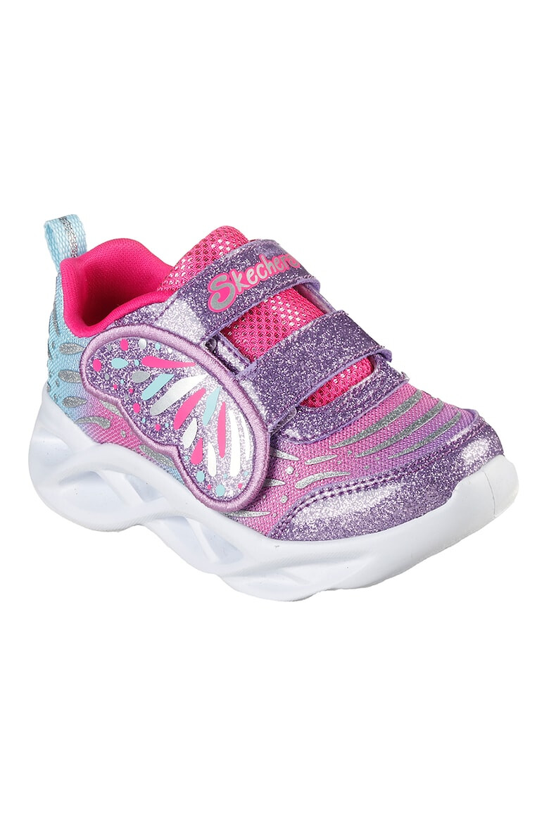 Skechers Спортни обувки Twisty Brights с велкро и брокат - Pepit.bg