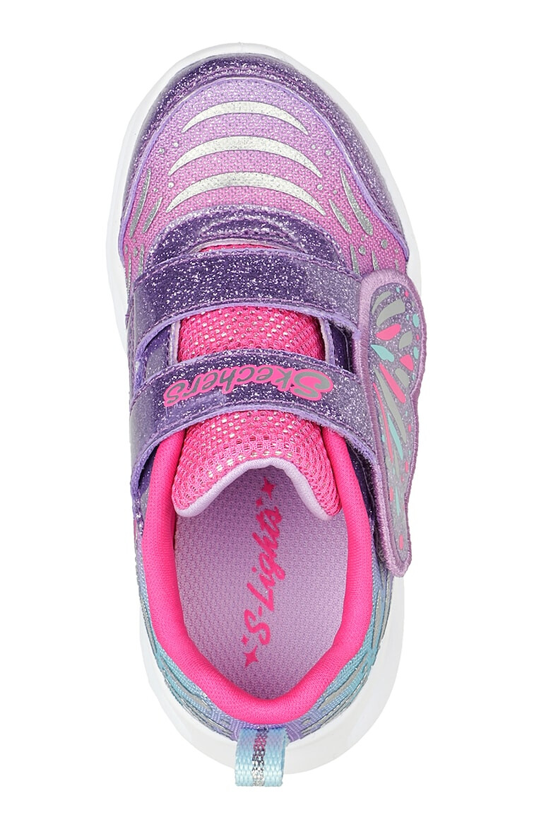 Skechers Спортни обувки Twisty Brights с велкро и брокат - Pepit.bg