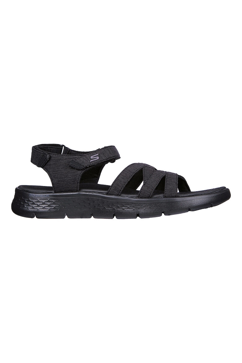 Skechers Текстилни сандали с велкро - Черен - Pepit.bg