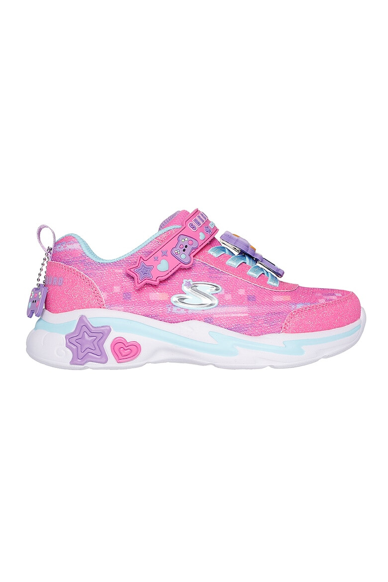 Skechers Текстилни спортни обувки Snuggle Sneaks с бляскав ефект - Pepit.bg