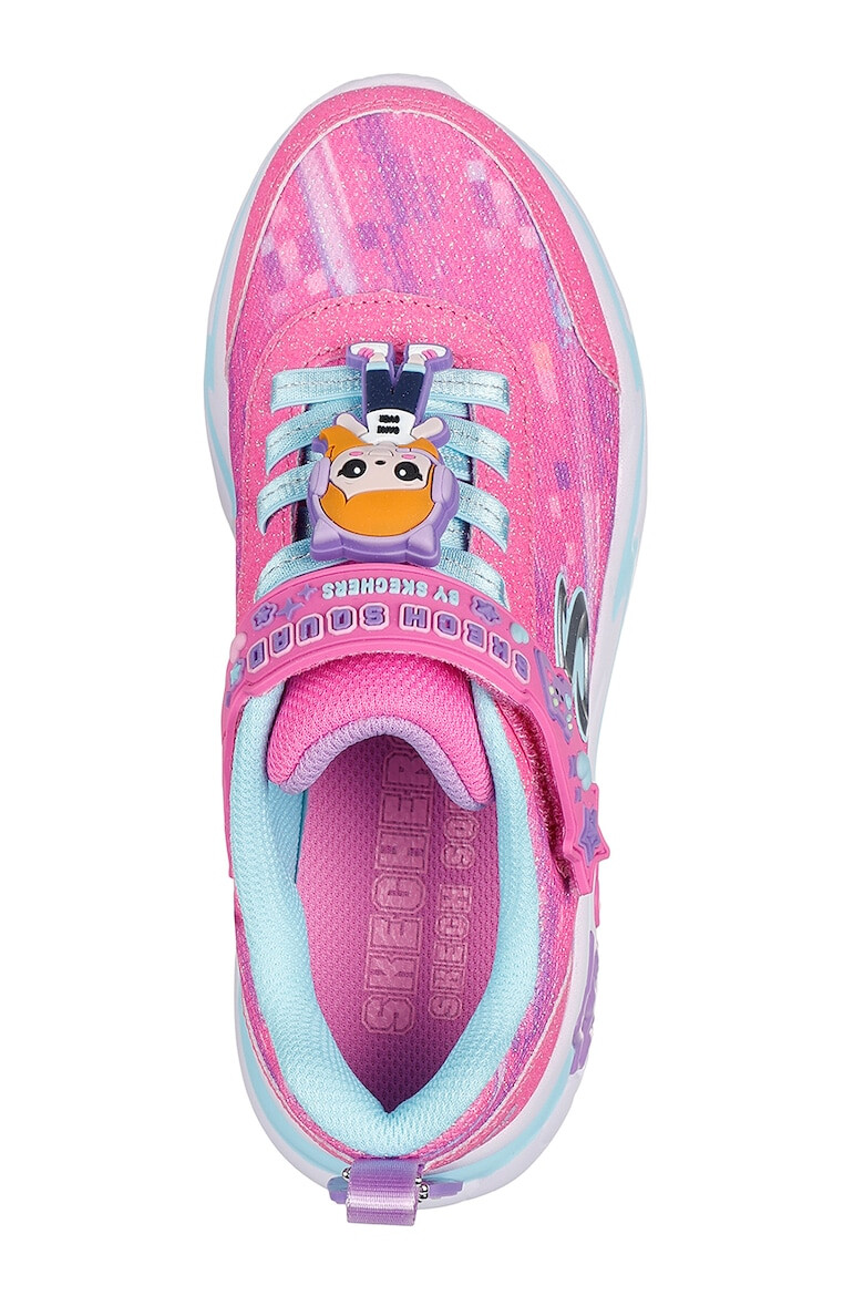 Skechers Текстилни спортни обувки Snuggle Sneaks с бляскав ефект - Pepit.bg