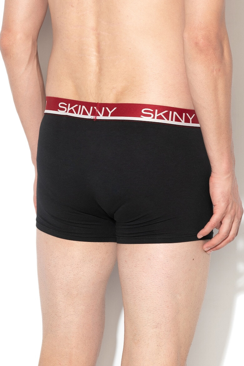Skiny Боксерки с лого на талията - 3 чифта - Pepit.bg