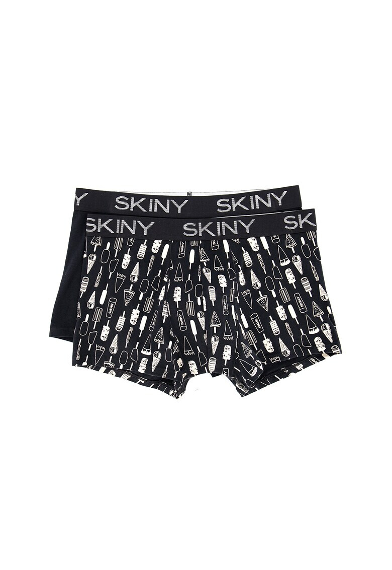 Skiny Боксерки с разнороден десен - 2 чифта - Pepit.bg