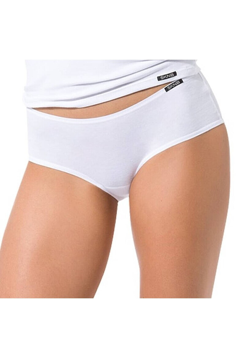 Skiny Хипстър с памук - 4 чифта - Бял - Pepit.bg