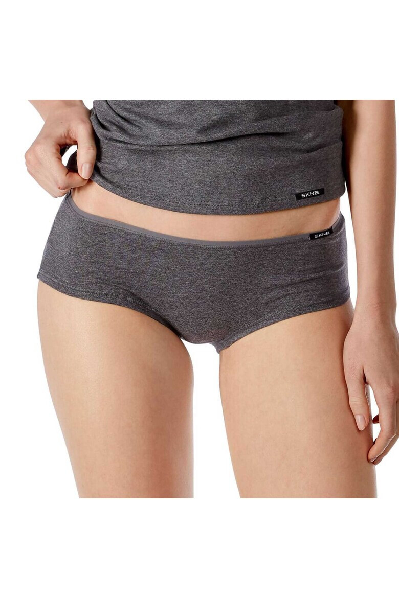 Skiny Хипстър с памук - 4 чифта - Сив - Pepit.bg