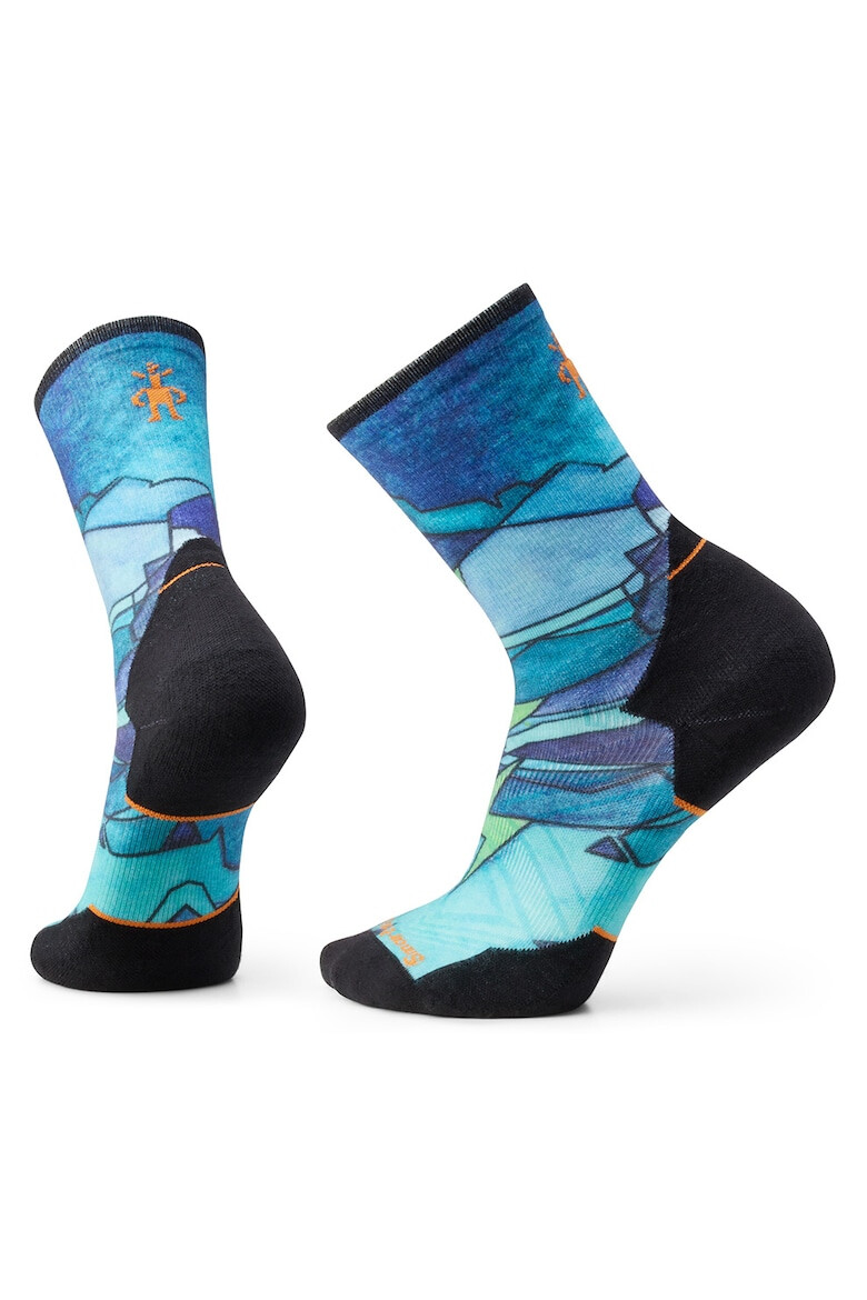 Smartwool Чорапи Athlete за бягане с шарки - Pepit.bg