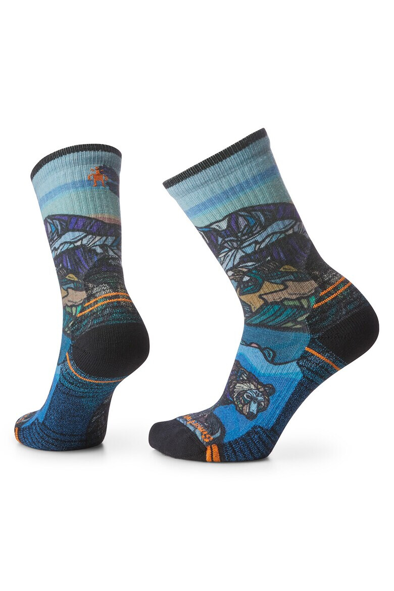 Smartwool Хайкинг чорапи Hike Light Cushion Icy Range с десен - Pepit.bg
