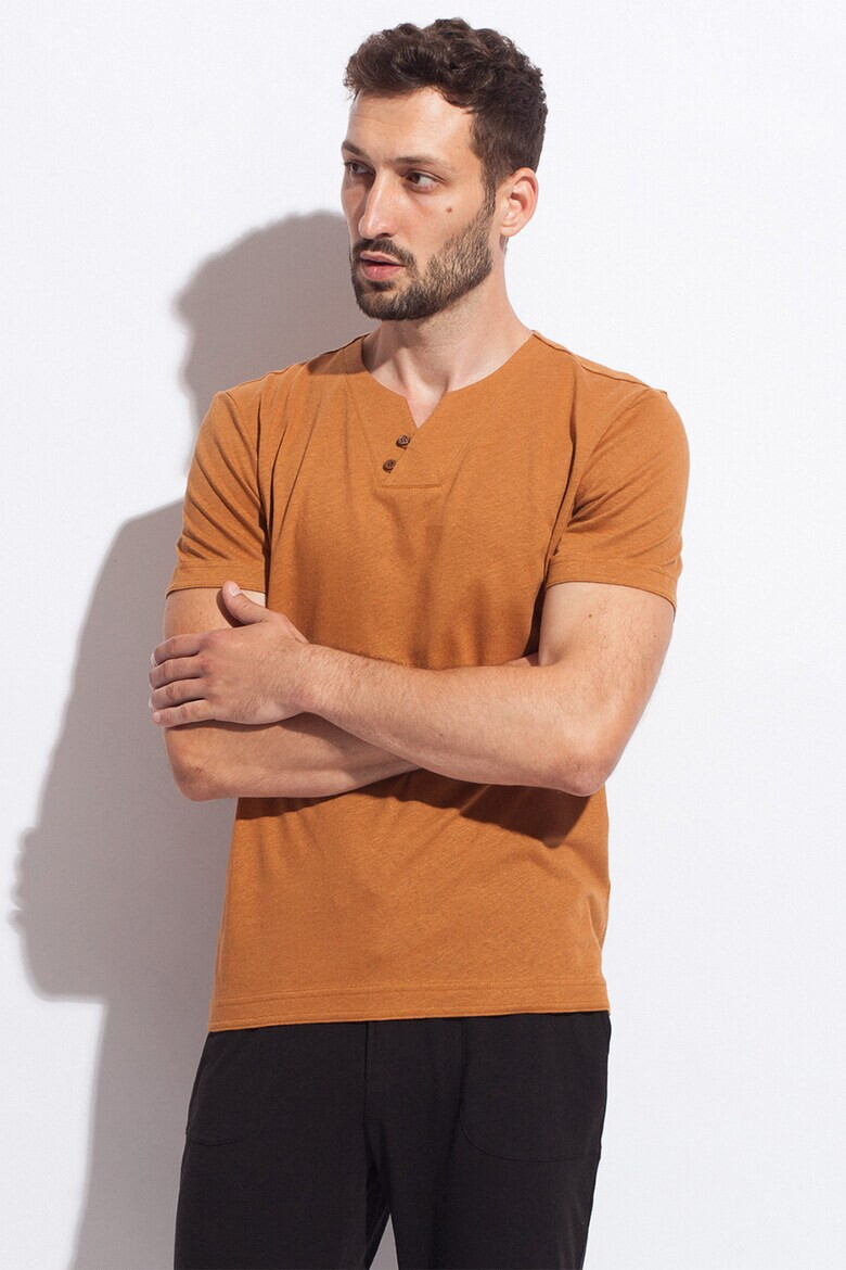 Sofiaman Домашна тениска с лен Cool Flax - Pepit.bg