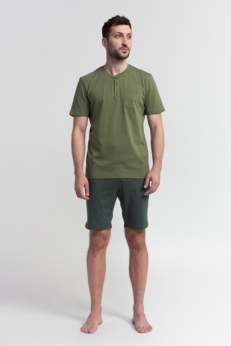 Sofiaman Къса пижама Urban с деколте Henley - Pepit.bg