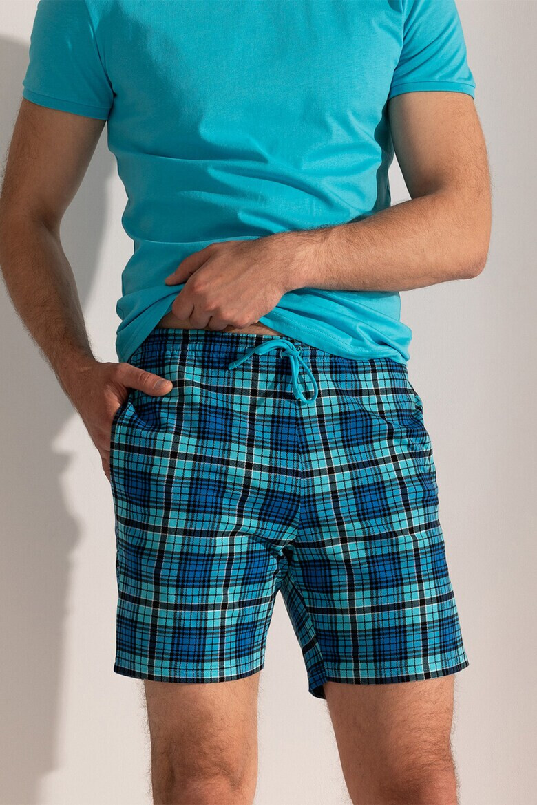 Sofiaman Слим къса пижама Tartan - Pepit.bg