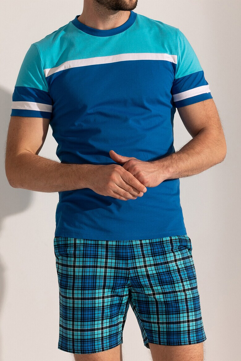 Sofiaman Слим памучна пижама Tartan - Pepit.bg