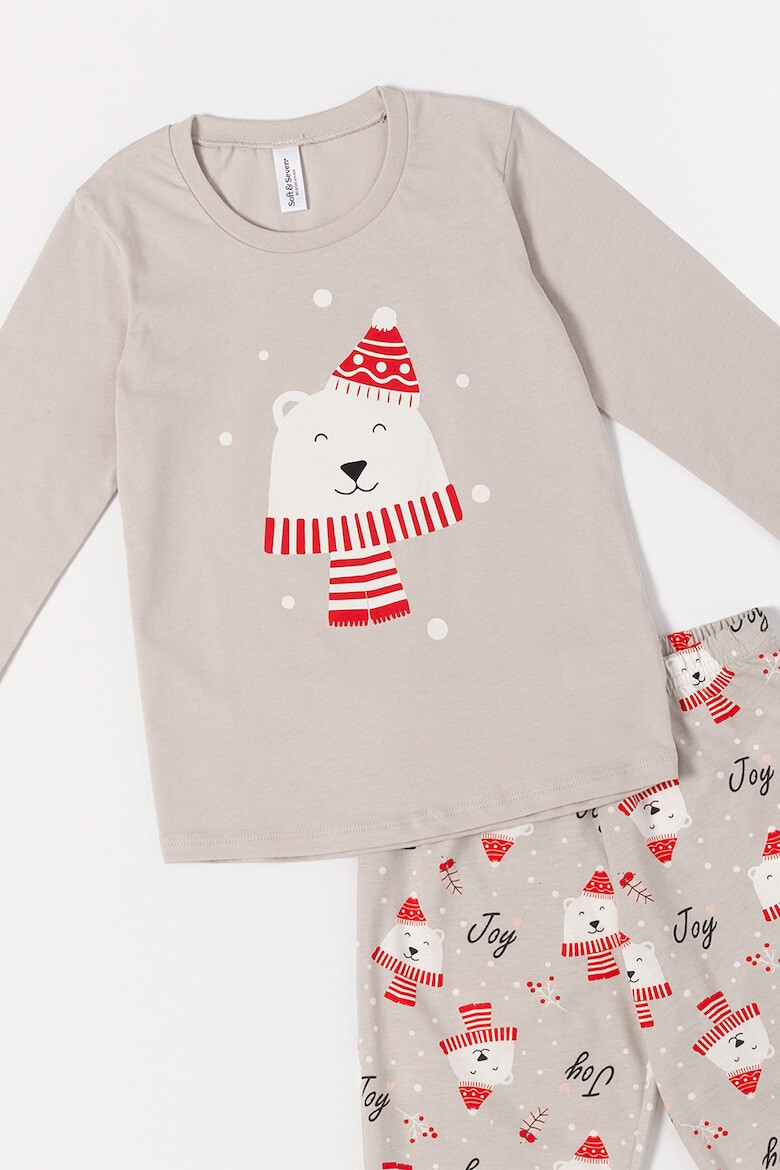 Soft & Seven BY SOFIAMAN Памучна пижама Christmas - Pepit.bg