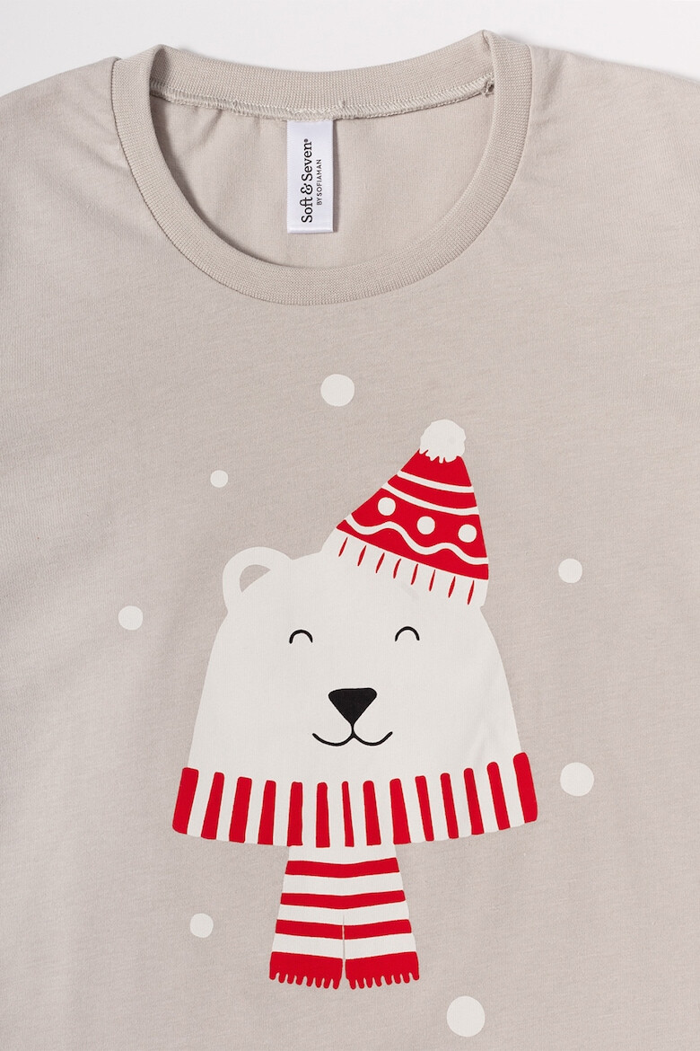 Soft & Seven BY SOFIAMAN Памучна пижама Christmas - Pepit.bg