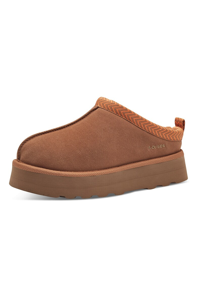 sOliver Велурено сабо с подплата от еко пух - Pepit.bg