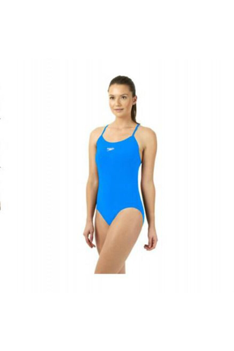 Speedo Бански костюм за жени Solid Rippleback Син - Pepit.bg