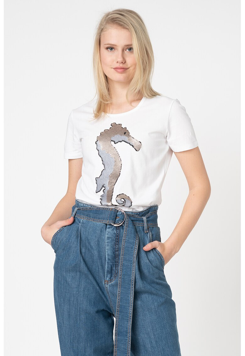 Sportmax Code Тениска Farnese с пайети - Pepit.bg