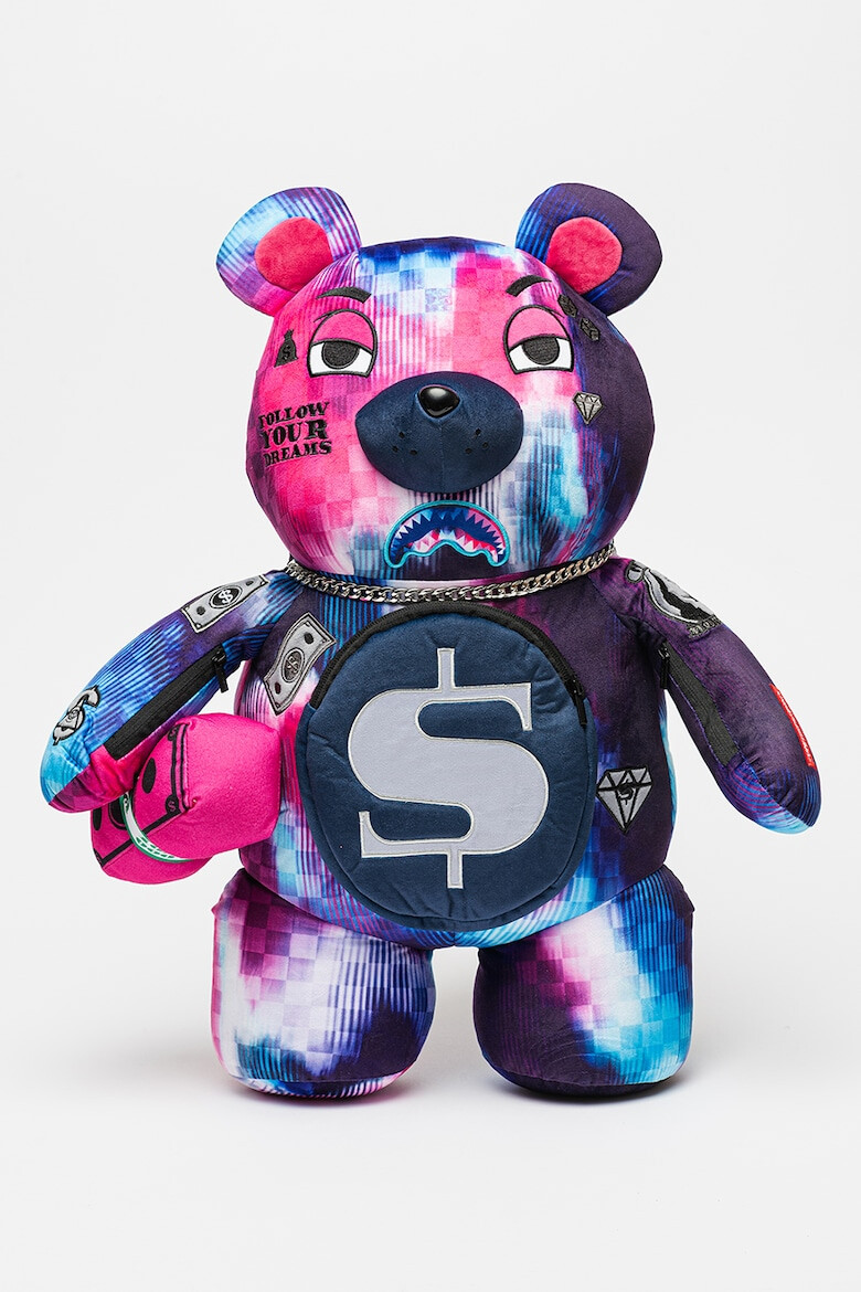 Sprayground Унисекс раница Tye Check с плюшен дизайн - Pepit.bg