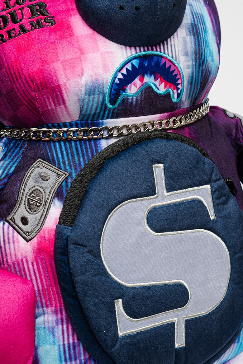 Sprayground Унисекс раница Tye Check с плюшен дизайн - Pepit.bg