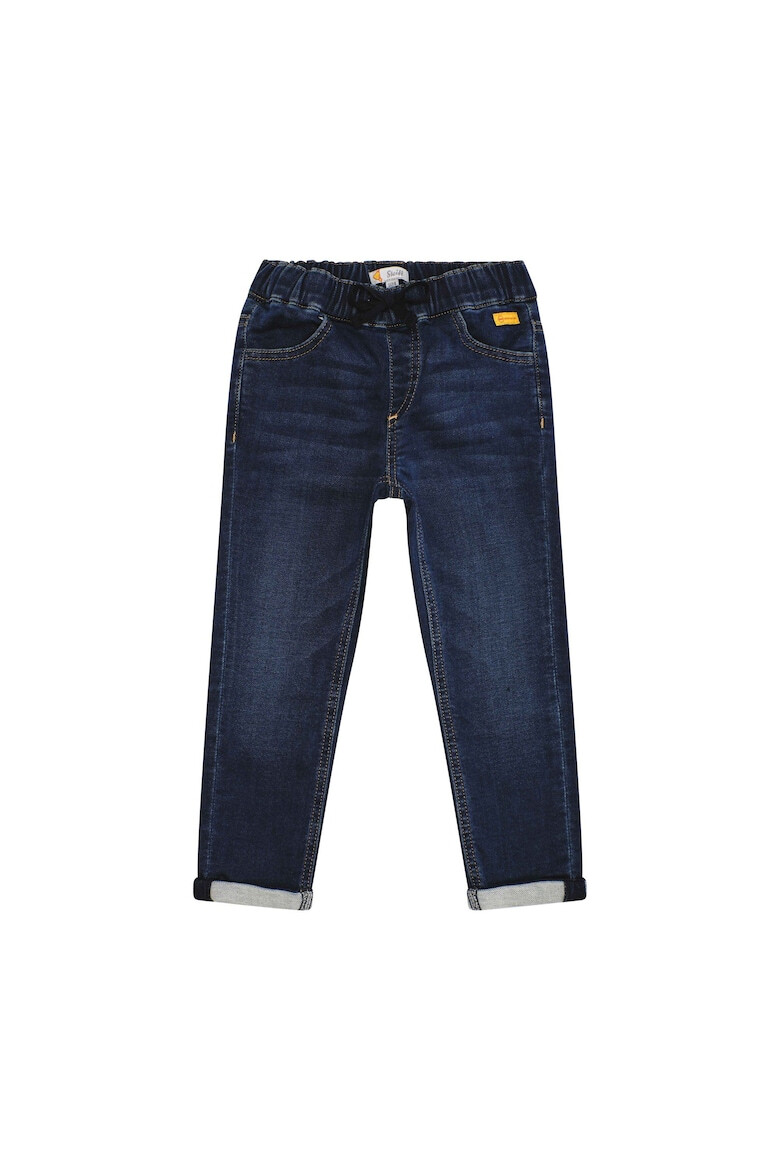 Steiff children's jeans - denim long trousers soft waistband stretch unisex plain colour 13683 - Pepit.bg