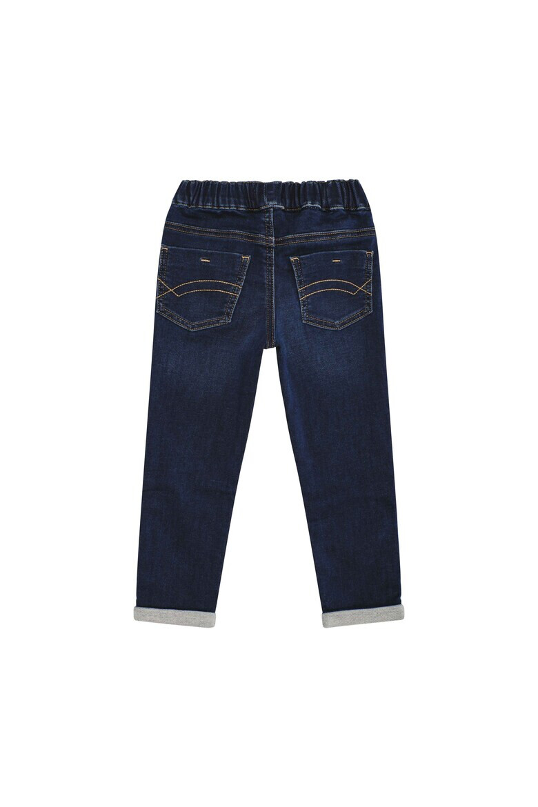 Steiff children's jeans - denim long trousers soft waistband stretch unisex plain colour 13683 - Pepit.bg