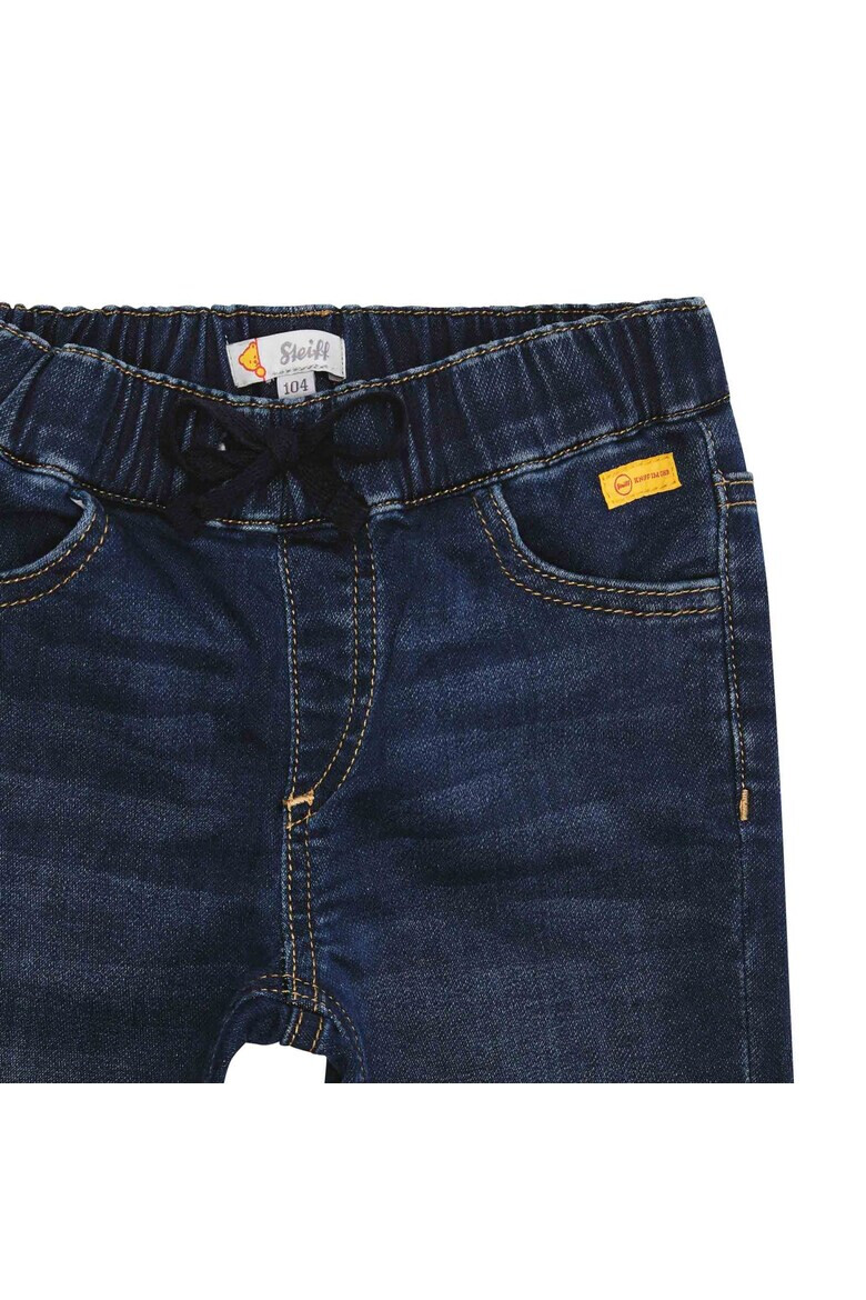 Steiff children's jeans - denim long trousers soft waistband stretch unisex plain colour 13683 - Pepit.bg