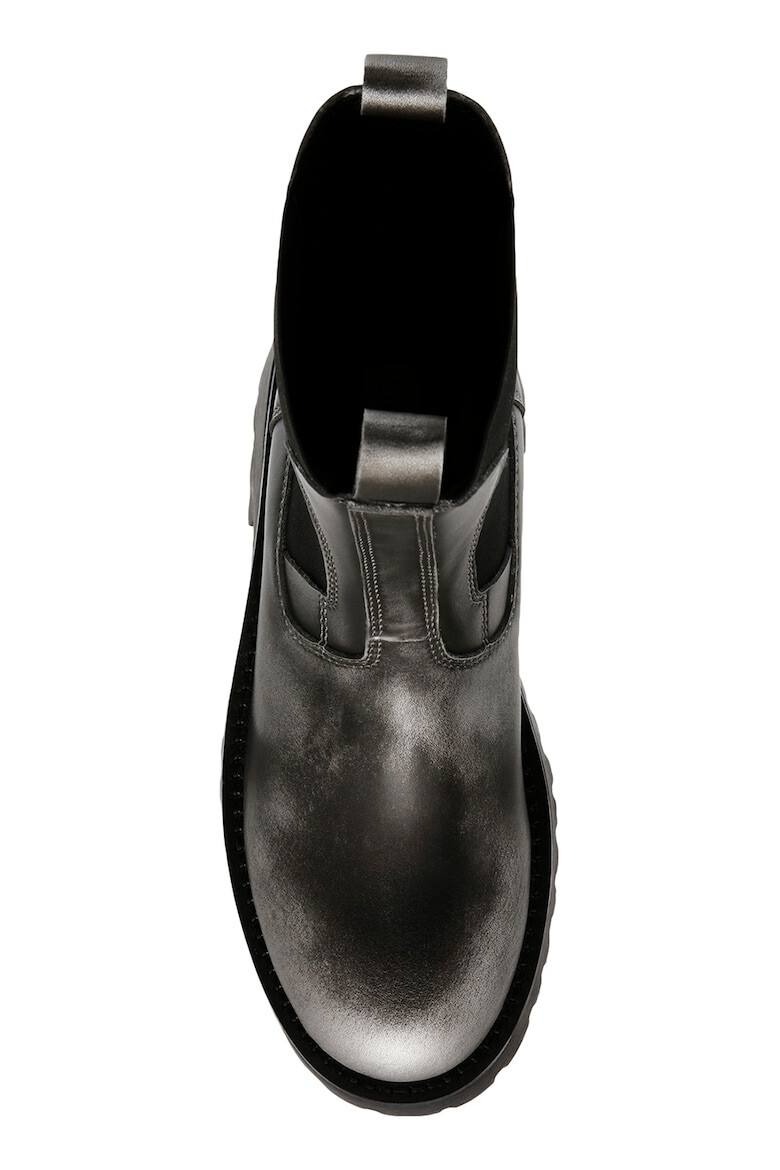Steve Madden Боти от еко кожа - Сребрист - Pepit.bg
