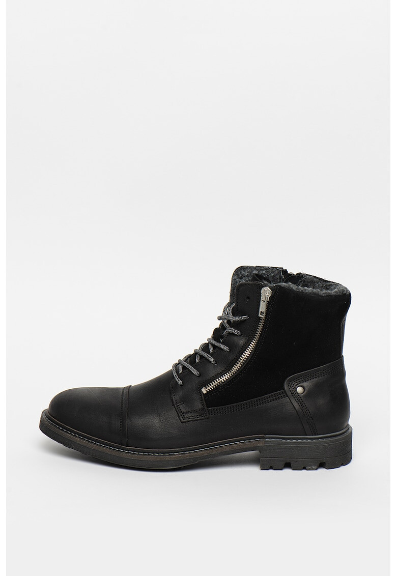 Steve Madden Боти Tripper от кожа и велур - Pepit.bg