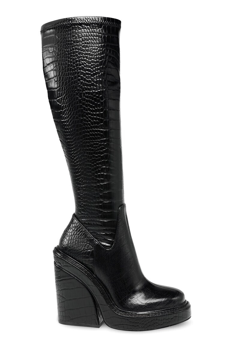 Steve Madden Ботуши Aligned с равна платформа и шагрен - Pepit.bg
