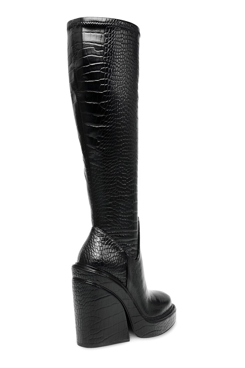 Steve Madden Ботуши Aligned с равна платформа и шагрен - Pepit.bg