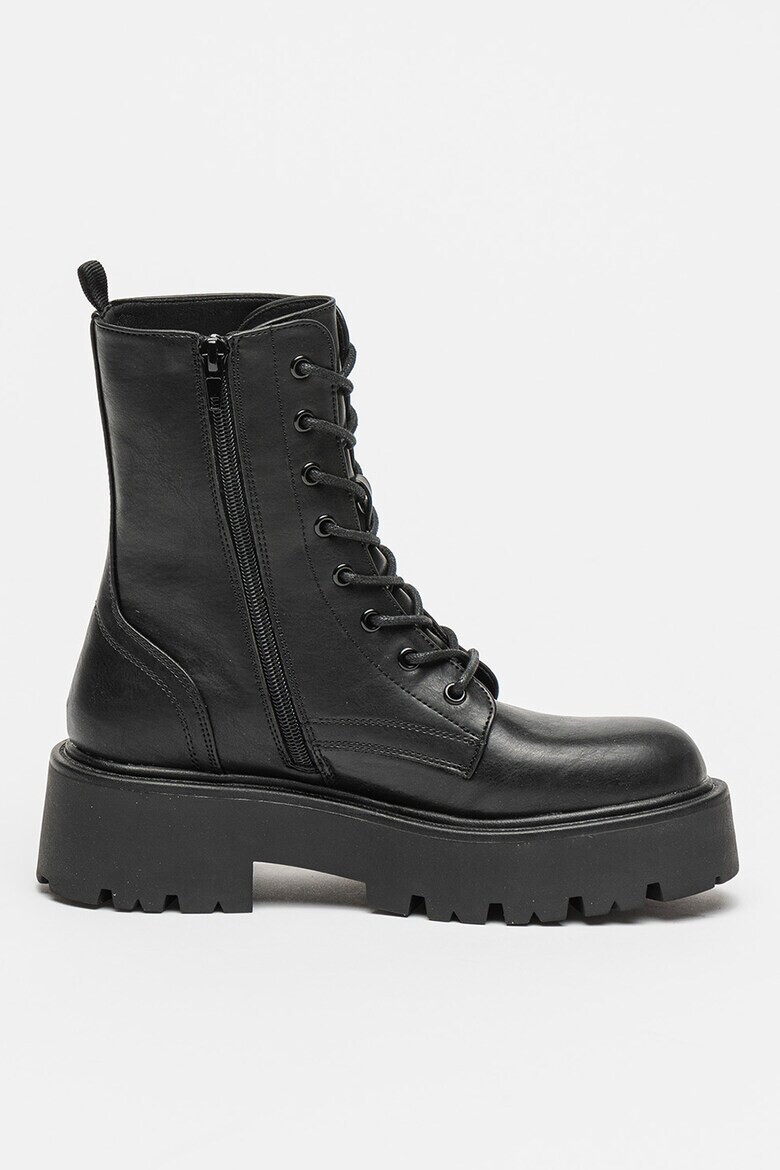 Steve Madden Ботуши Chase от еко кожа - Черен - Pepit.bg