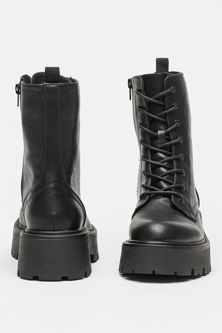 Steve Madden Ботуши Chase от еко кожа - Черен - Pepit.bg