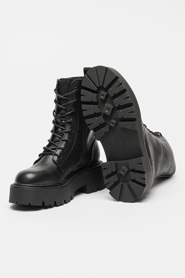 Steve Madden Ботуши Chase от еко кожа - Черен - Pepit.bg