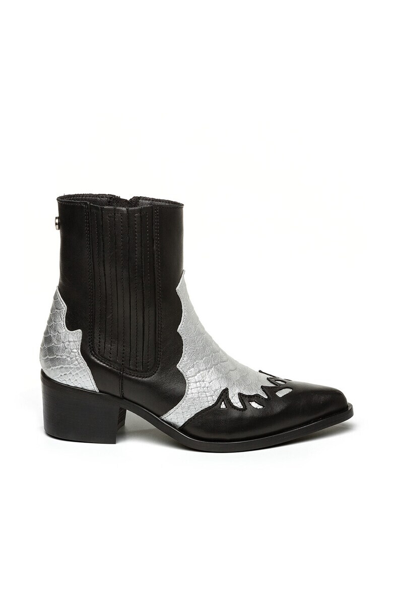 Steve Madden Десенирани кожени боти - Pepit.bg