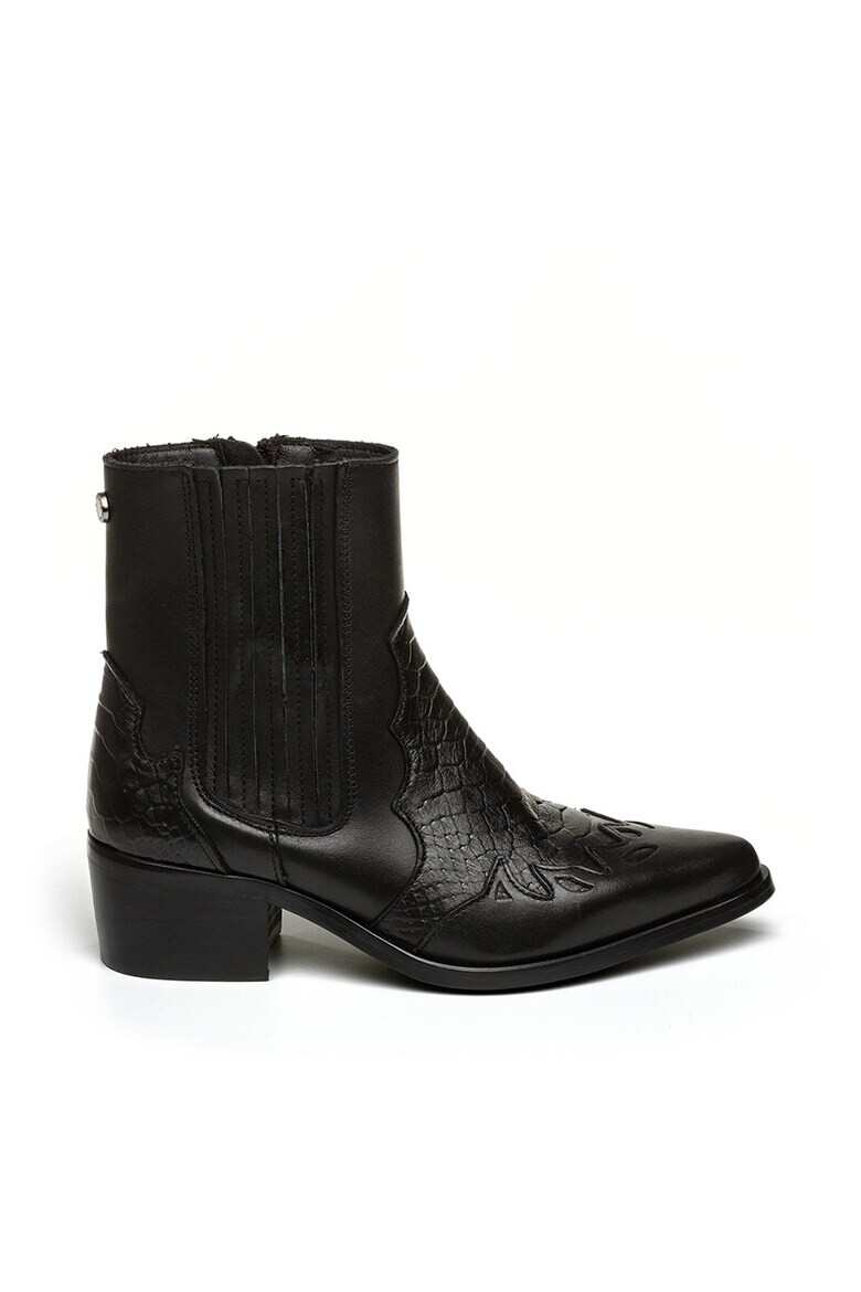 Steve Madden Десенирани кожени боти - Pepit.bg